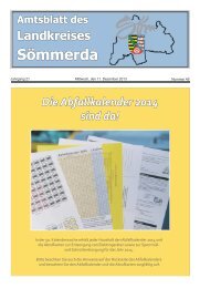 Amtsblatt 49-2013 - Landkreis Sömmerda