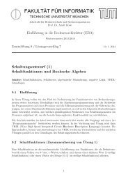 Übungsblatt 9 - LRR - Technische Universität München