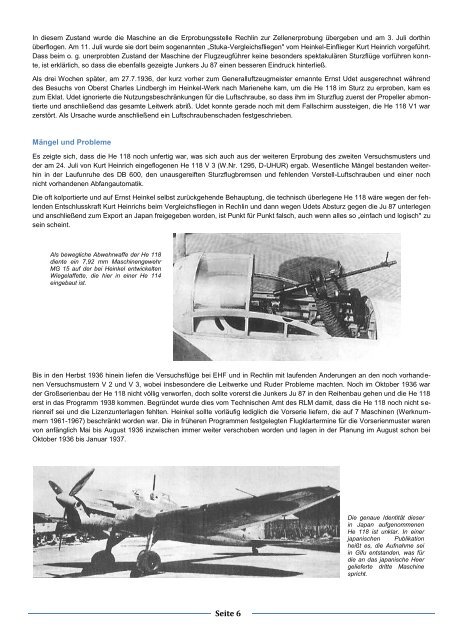 Heinkel He 118 – der verhinderte Stuka - adl-luftfahrthistorik.de