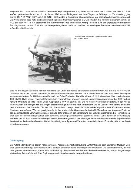 Heinkel He 118 – der verhinderte Stuka - adl-luftfahrthistorik.de