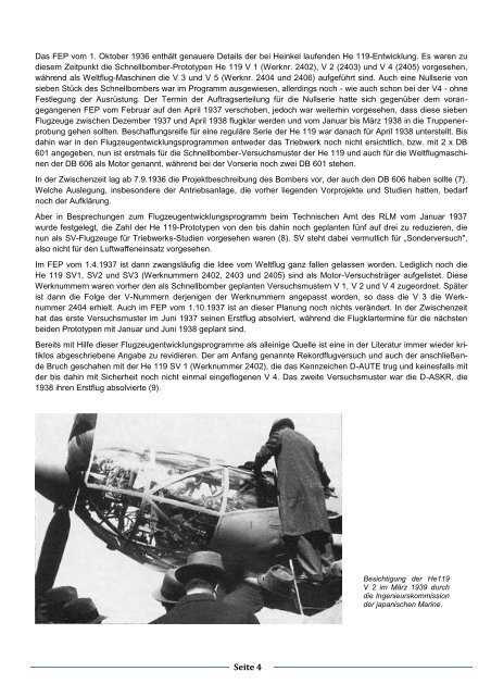 Heinkel He 119 – schön, schnell und erfolglos - adl-luftfahrthistorik.de