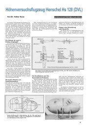 Höhenversuchsflugzeug Henschel Hs 128 (DVL) - bei der ...