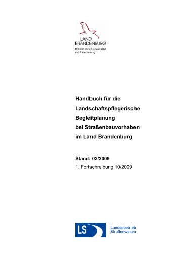 Handbuch für die Landschaftspflegerische Begleitplanung bei ...