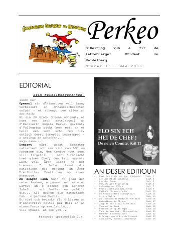 Perkeo #15 - LSH