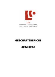 GESCHÄFTSBERICHT 2012-2013 - beim LSO