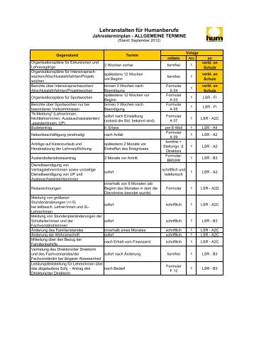 Terminplan HLW 11_12 allgemein