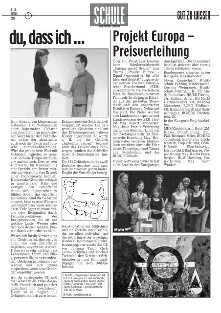 Oktober 2007 - Landesschulrat Steiermark