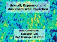 Der Urknall und das Kosmische Rauschen