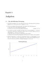 Die gleichförmig beschleunigte Bewegung