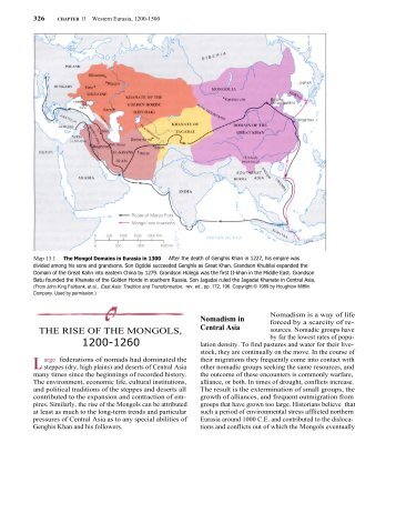 THE RISE OF THE MONGOLS,