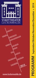 PROGRAMM - Stadt Luckenwalde