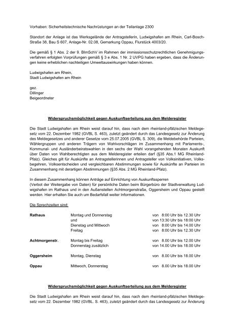 Europaweite Ausschreibung Nr. 2014/024 (Offenes ... - Ludwigshafen