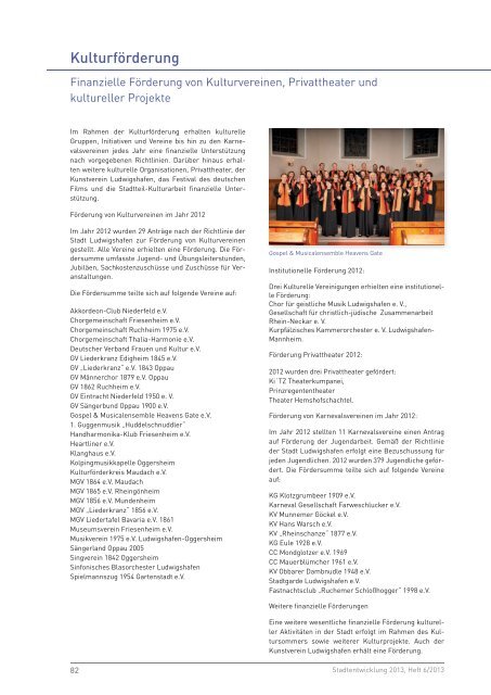 Kulturbericht 2012 (pdf, 5.6 MB) - Ludwigshafen