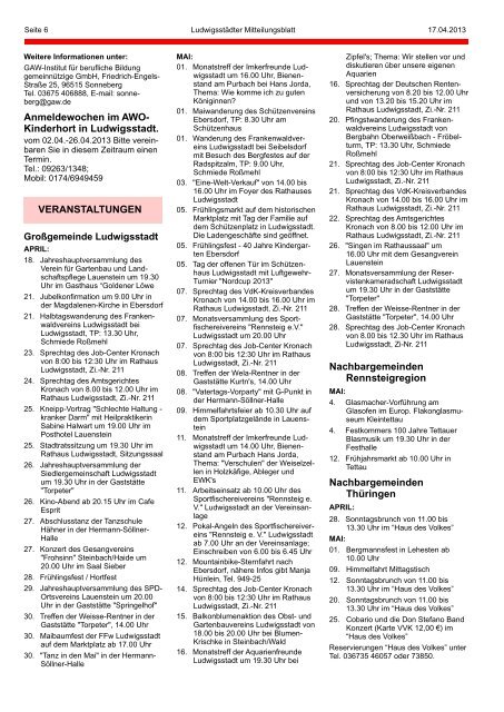 Mitteilungsblatt April 13 - Ludwigsstadt