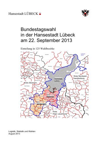 Verzeichnis der Wahlbezirke und Straßen - Hansestadt LÜBECK