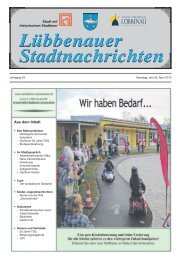 Lübbenauer Stadtnachrichten Lübbenauer Stadtnachrichten