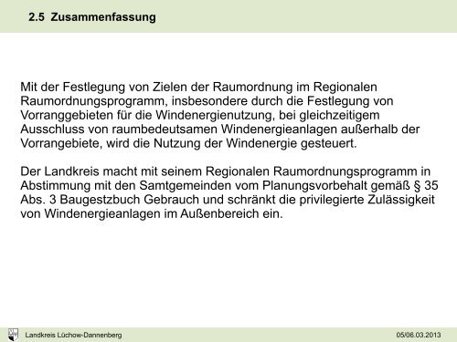 Vortragsfolien BÃ¼rgerinformationsveranstaltungen - Landkreis ...