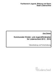 Kommunaler Kinder - Stadt Lüdenscheid