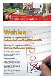 Wahlen - Waischenfeld