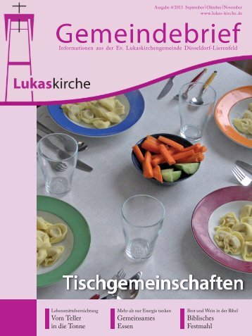 Gemeindebrief - Ev. Lukaskirchengemeinde