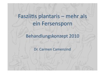 Fasziitis plantaris – mehr als ein Fersensporn - LUKS