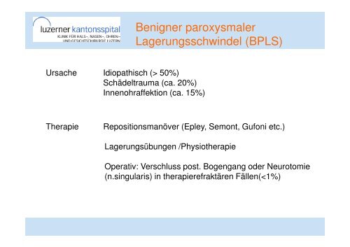 WS 4 Peripherer Schwindel