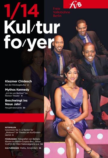 Kulturfoyer 01/2014 - Freie VolksbÃ¼hne Berlin