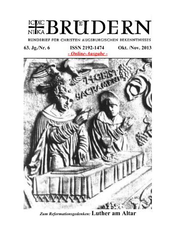 Gicht und Bekenntnis oder - Luther in Braunschweig