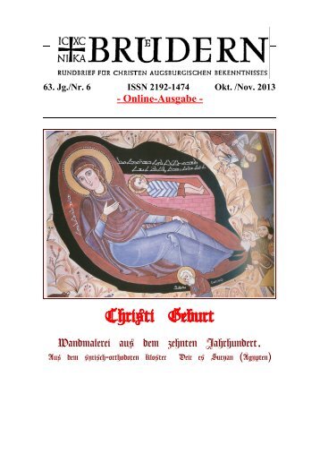der aktuelle brüdern-rundbrief - Luther in Braunschweig