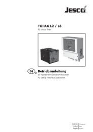 TOPAX L2 / L3 Betriebsanleitung - Lutz-Jesco GmbH