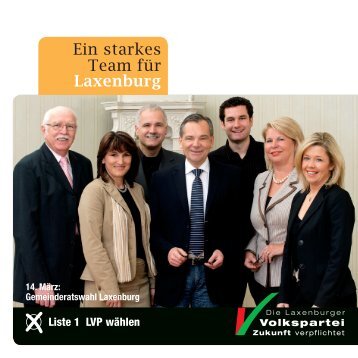 Ein starkes Team für Laxenburg - Laxenburger Volkspartei