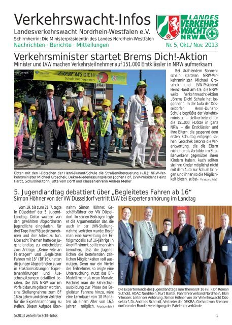 Verkehrswacht-Infos - Landesverkehrswacht Nordrhein-Westfalen eV