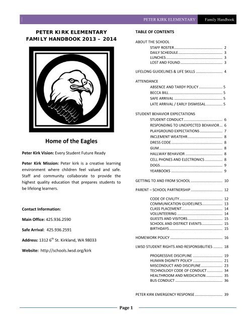Family Handbook 13 14.docx - Lake Washington School District