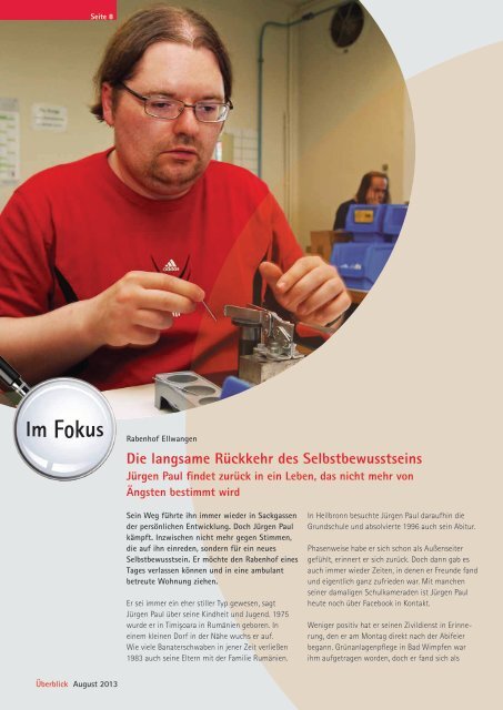 Überblick August 2013 - LWV.Eingliederungshilfe GmbH