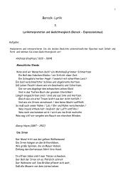 Interpretation Barock Lyrik - Lyrikschadchen.de