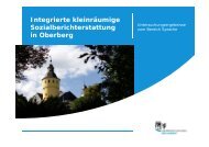Integrierte kleinräumige Sozialberichterstattung in ... - LZG.NRW