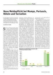 Neue Meldepflicht bei Mumps, Pertussis, Röteln und ... - LZG.NRW