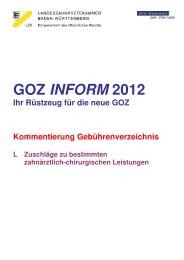 GOZ INFORM 2012 - LZK BW