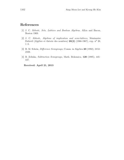 States on Subtraction Algebras 1 Introduction