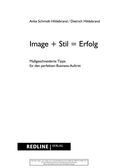 Image + Stil = Erfolg - Münchner Verlagsgruppe