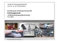 Fahrzeugtechnik (Gauterin) - KIT - Fakultät für Maschinenbau