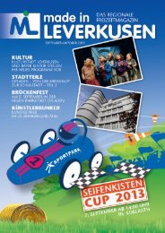 Ausgabe 5/13 - made in LEVERKUSEN