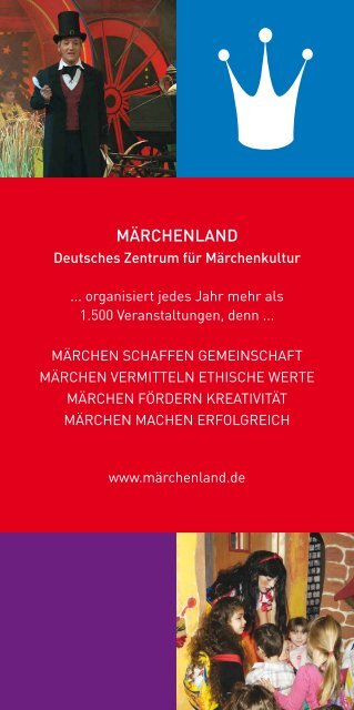 2. sächsisches märchenfestival 1. – 9. Juli 2013 - Märchenland