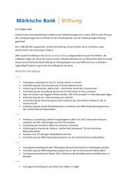 Preis Und Leistungsverzeichnis Markische Bank Eg