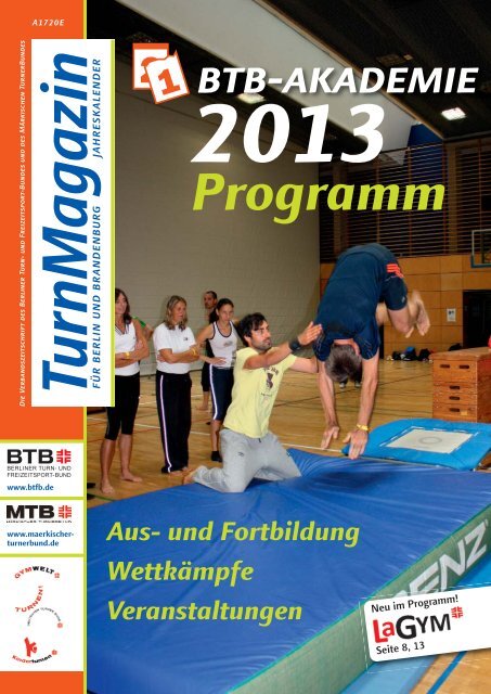 Turnmagazin Akademie-Programm 2013 des MTB und BTB