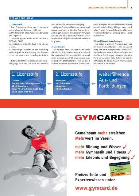 Turnmagazin Akademie-Programm 2013 des MTB und BTB