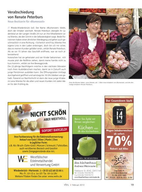 Hausbesuch Wellness & Lifestyle Brot und Zeit MINT ... - aha-Magazin