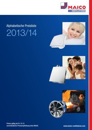 Alphabetische Preisliste 2013/14 (PDF) - Maico