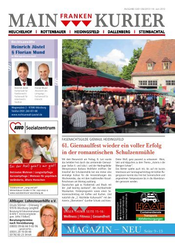 Ausgabe 06/13 - mainfrankenkurier.de