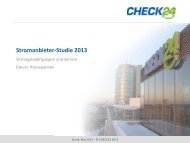 Die Check24-Stromanbieterstudie 2013 zum Download - Mainova AG